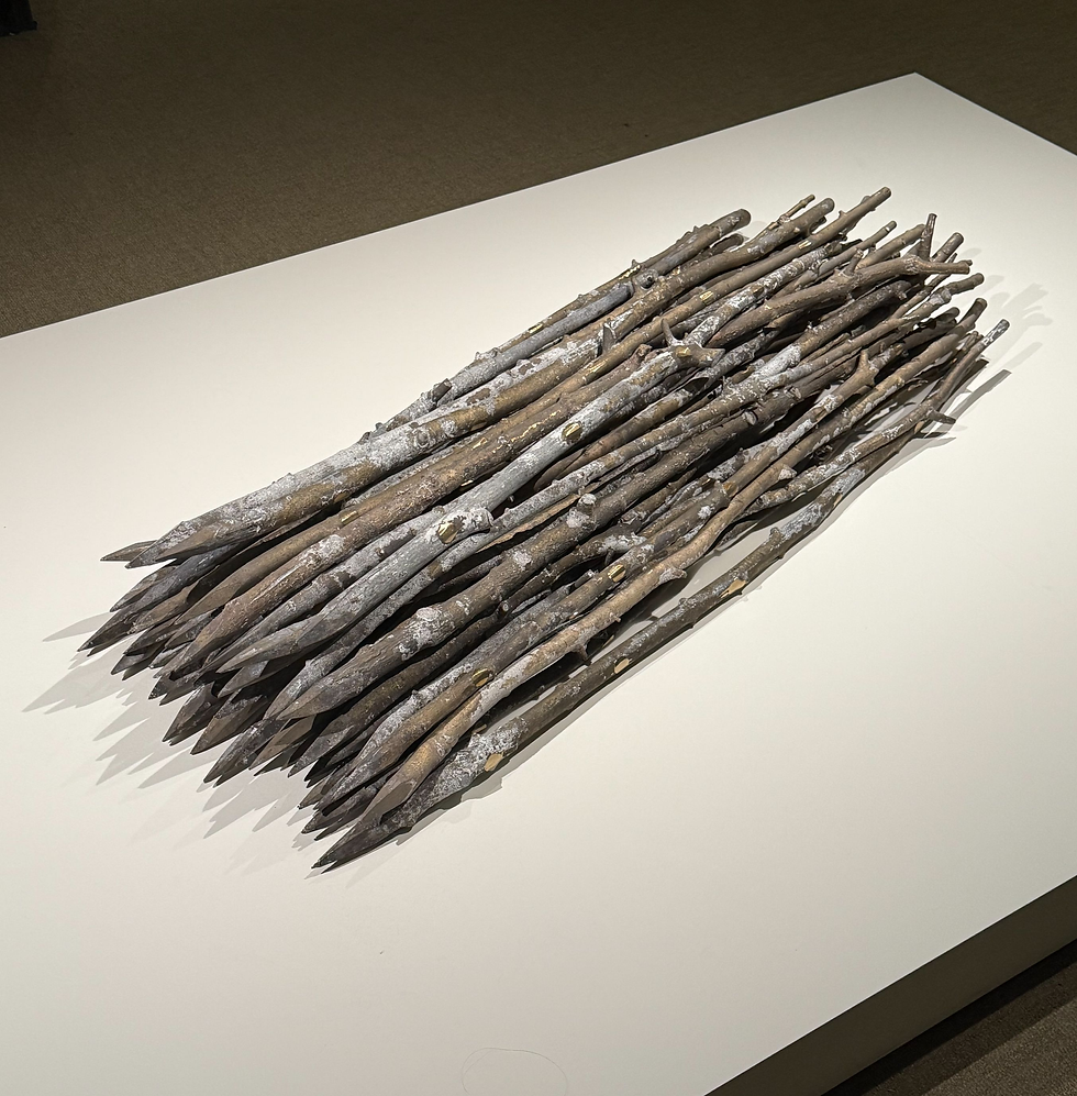 Abbas Akhavan, Study for a Garden, 2017, cast bronze.