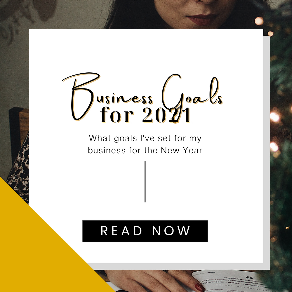 My top 3 business goals for 2021