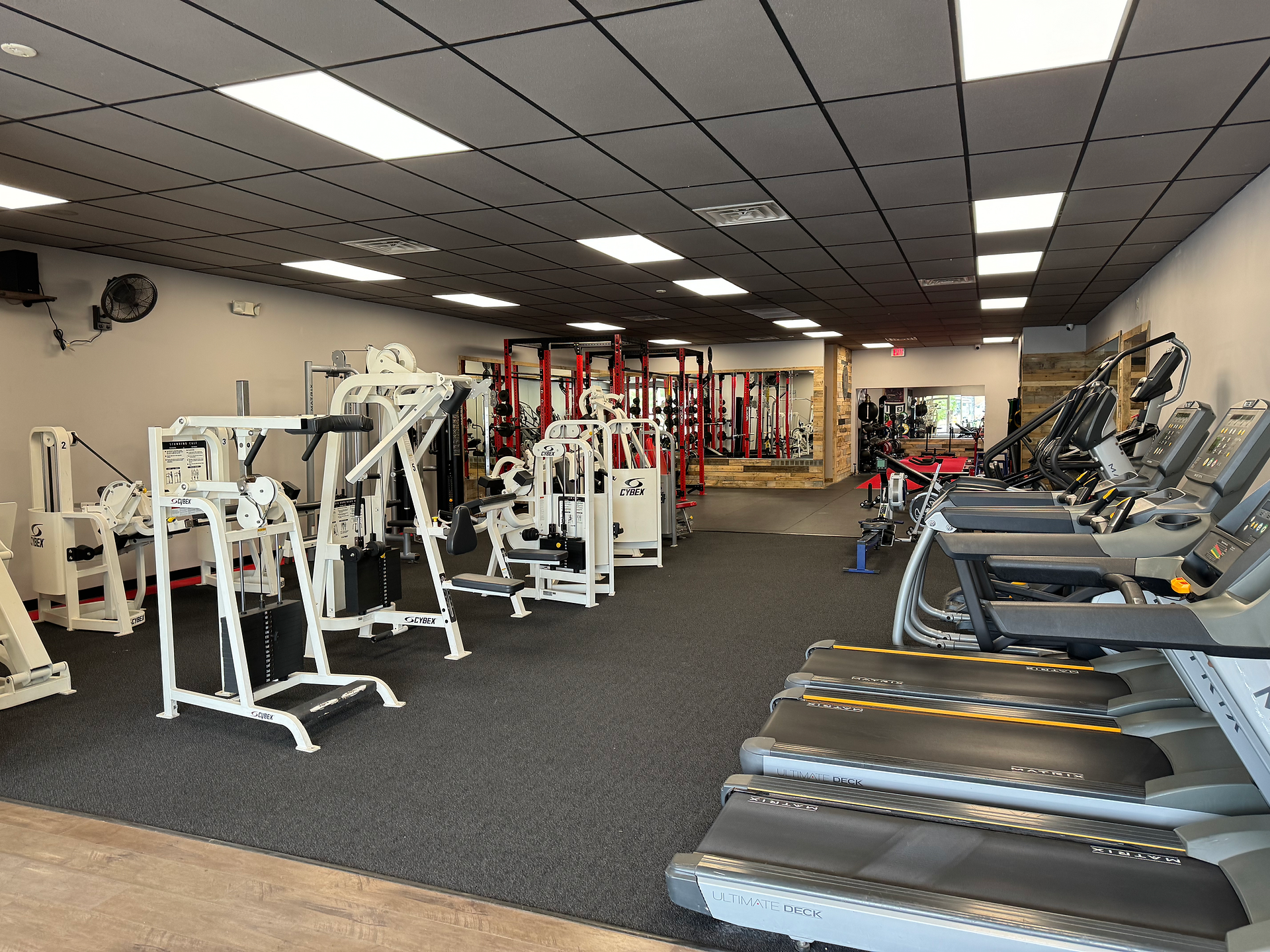 Matrix Treadmills, Cybex machine 