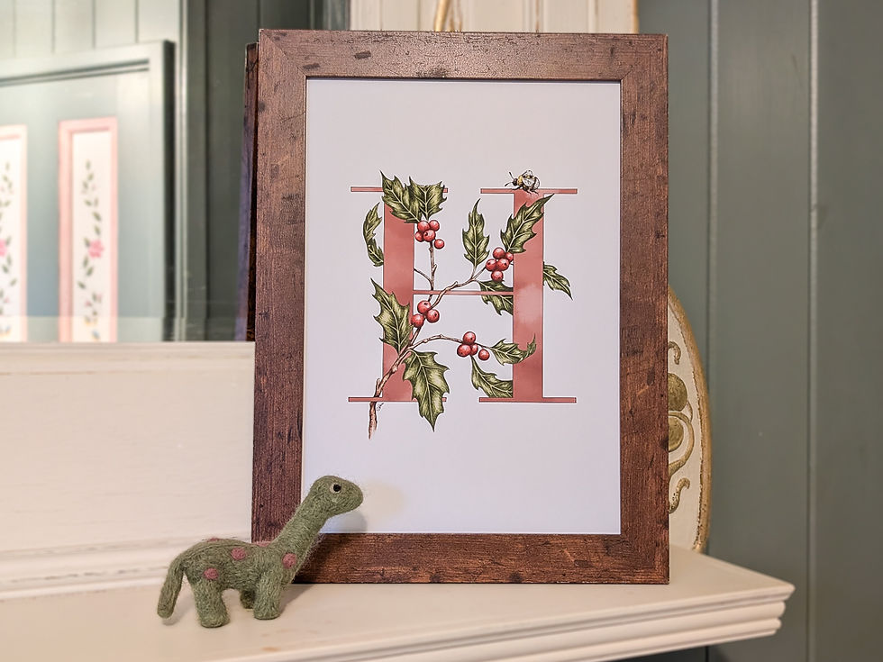 Thumbnail: H is for Holly Print