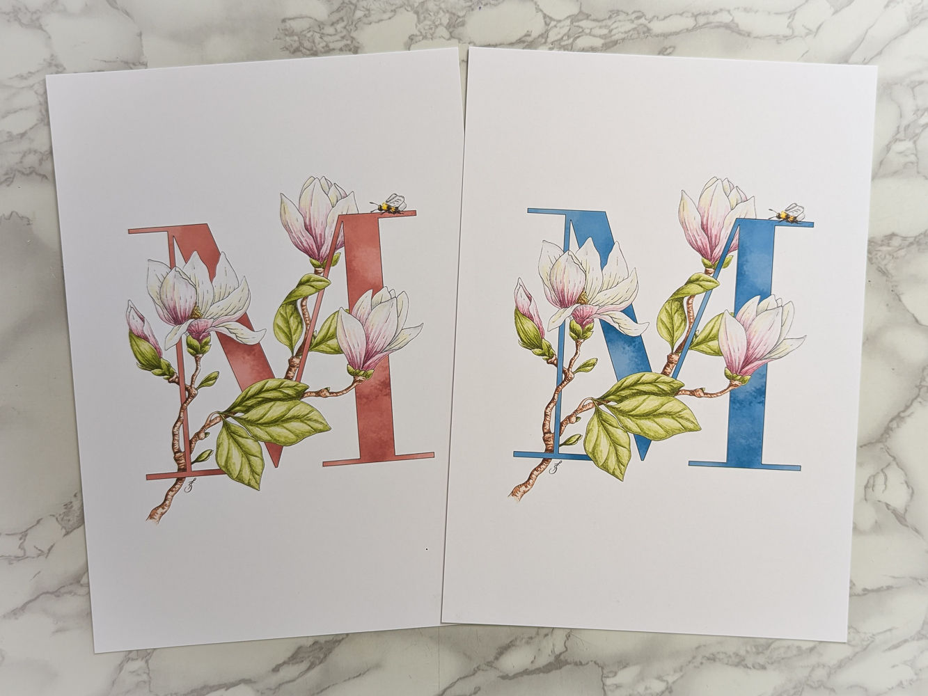 M is for Magnolia Print