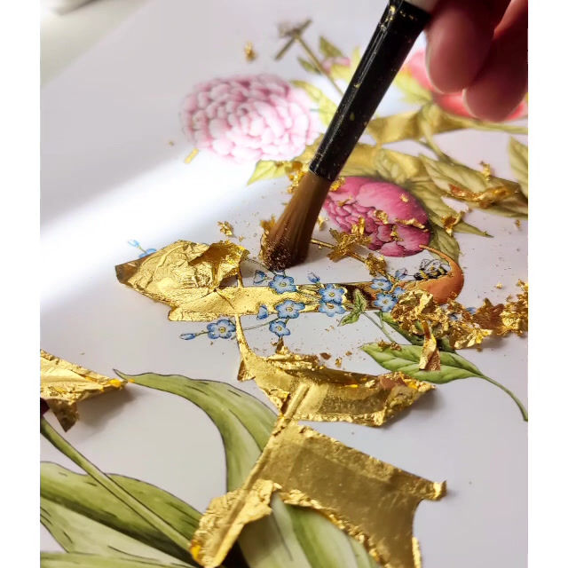 Thumbnail: Combined Letter Gilded Prints