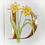 Thumbnail: D is for Daffodil Gold Leaf Print