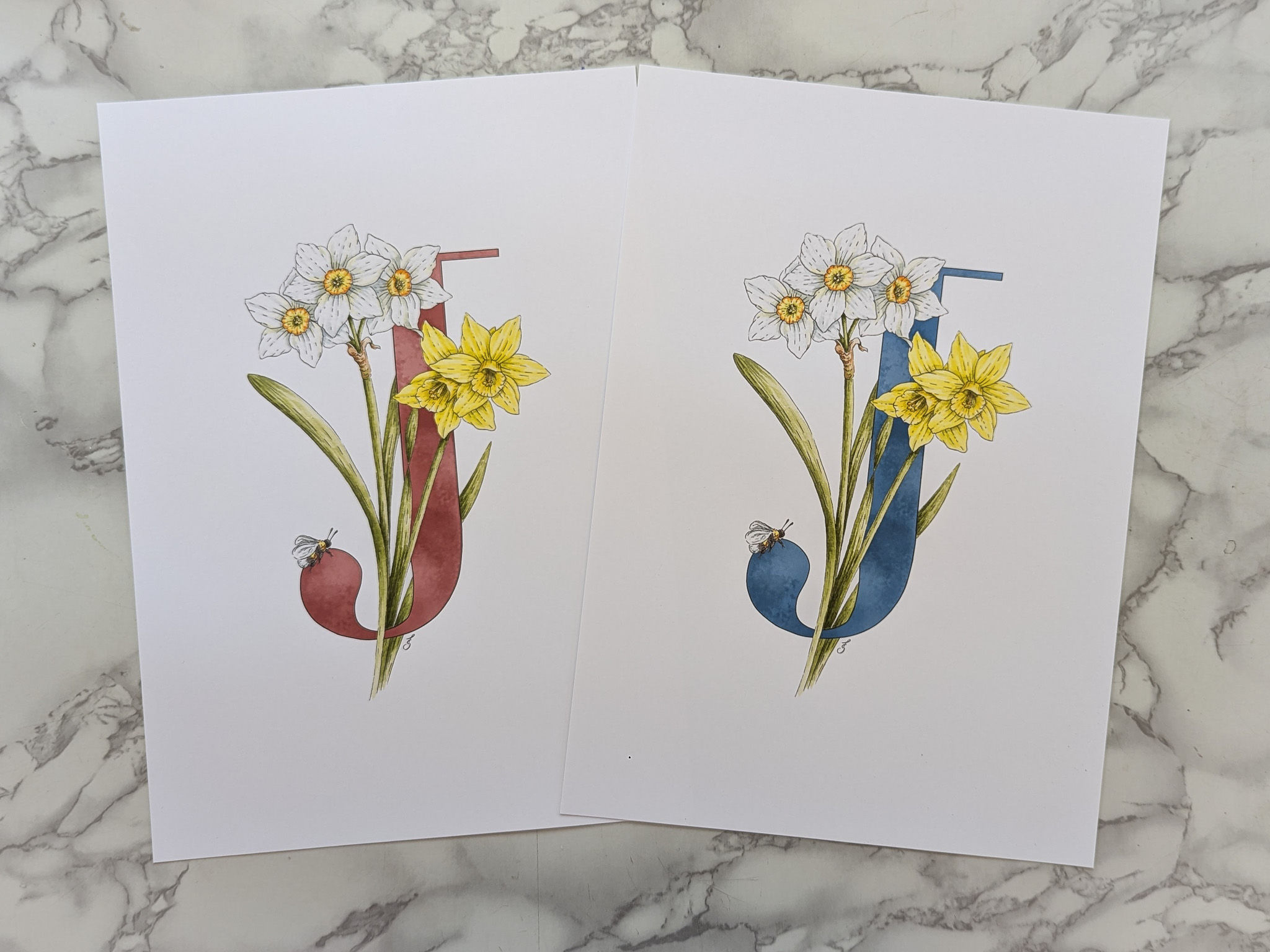 J is for Jonquil Print