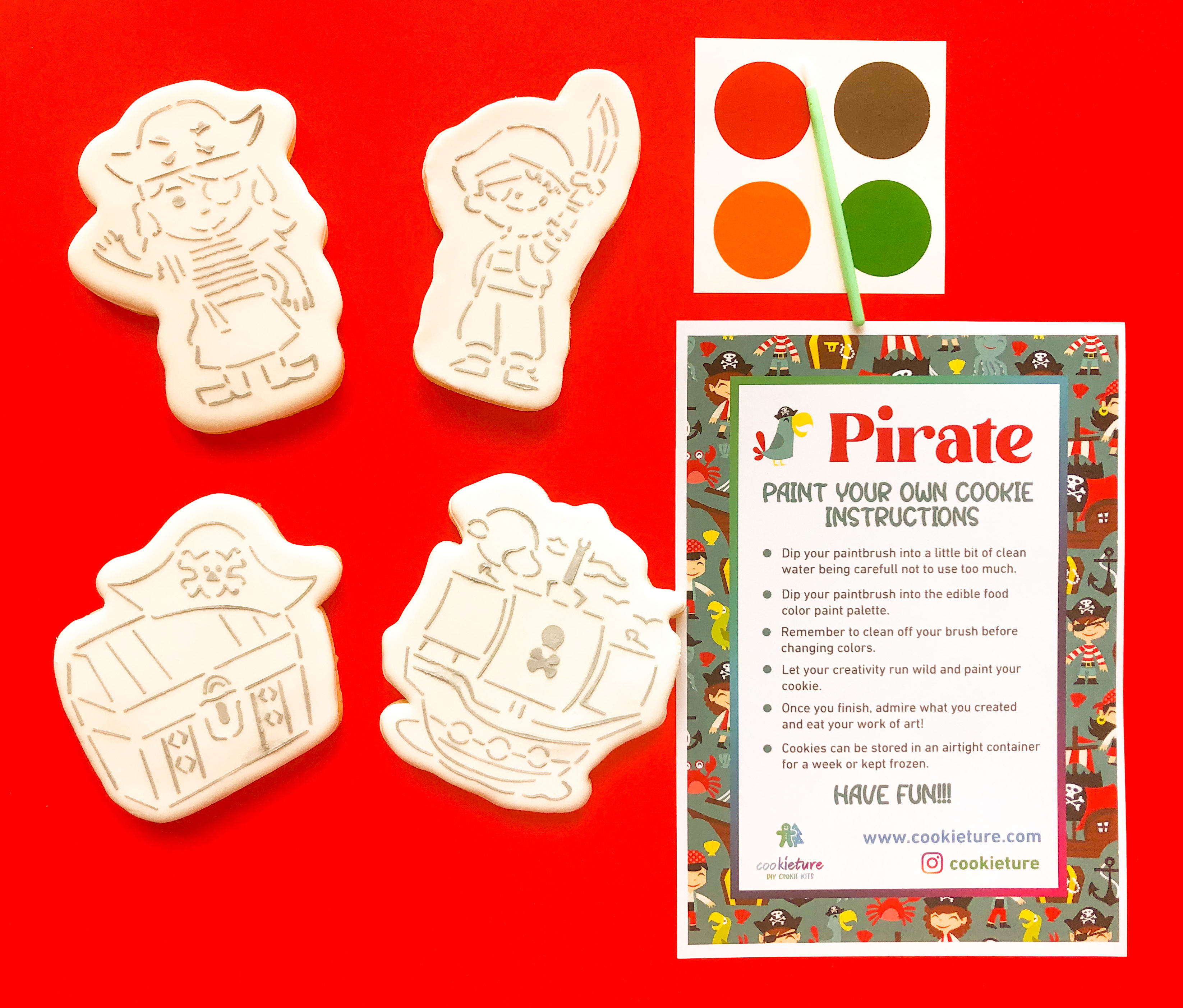 Pirate PYO Cookie KIT