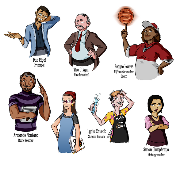Some of the Eridanus teachers and staff