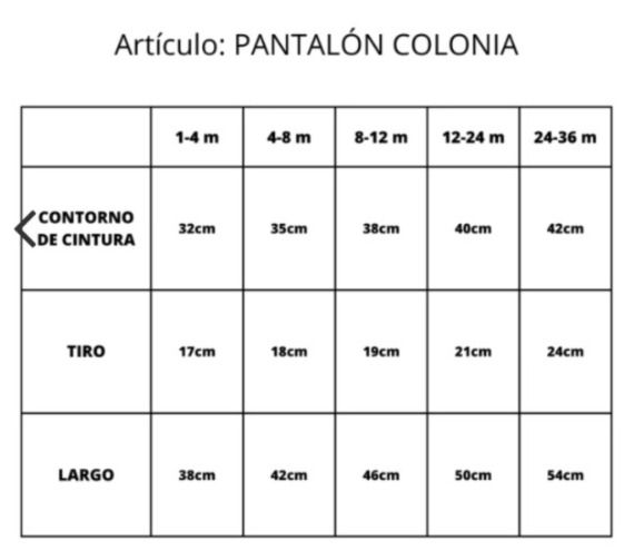Miniatura: Pantalón Colonia