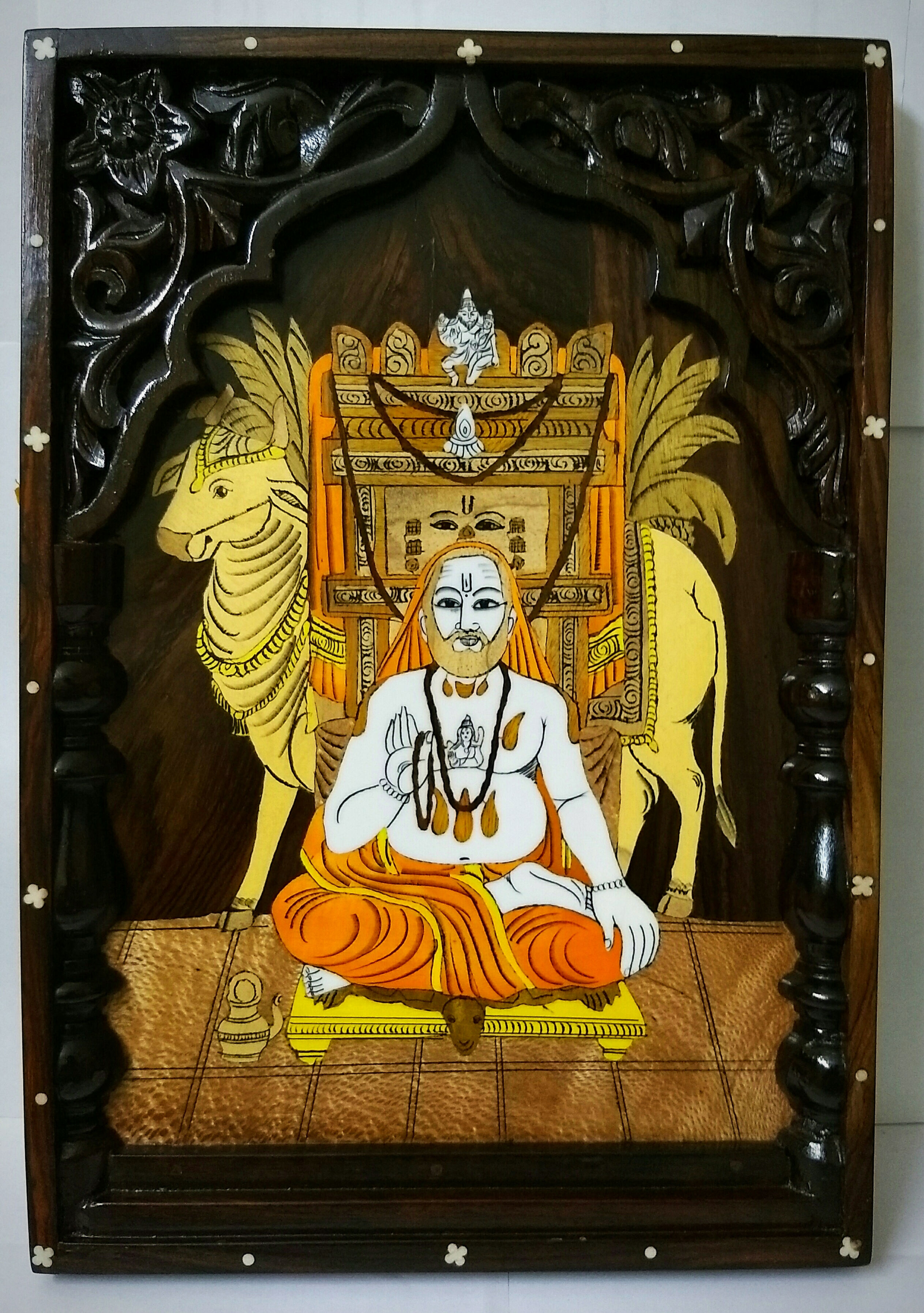 Raghavendra Swami (11 x 16 inches)