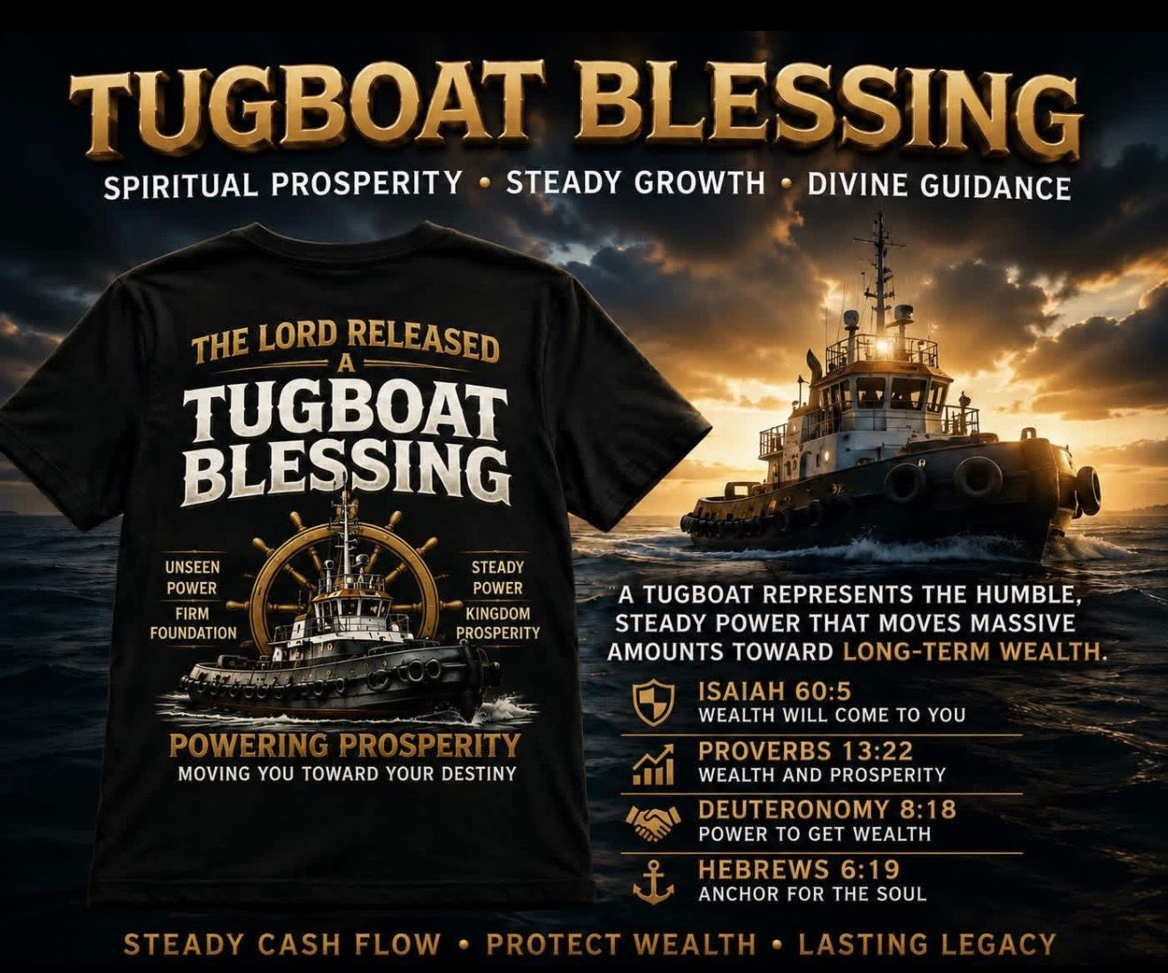 The Tugboat Blessing T-Shirt