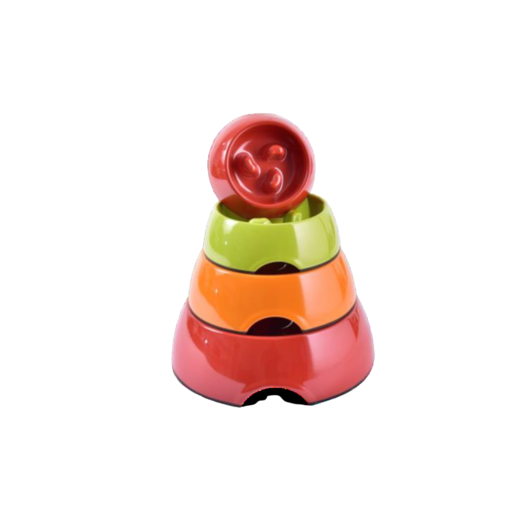 Plato anti ahogo Mascan Color Rojo