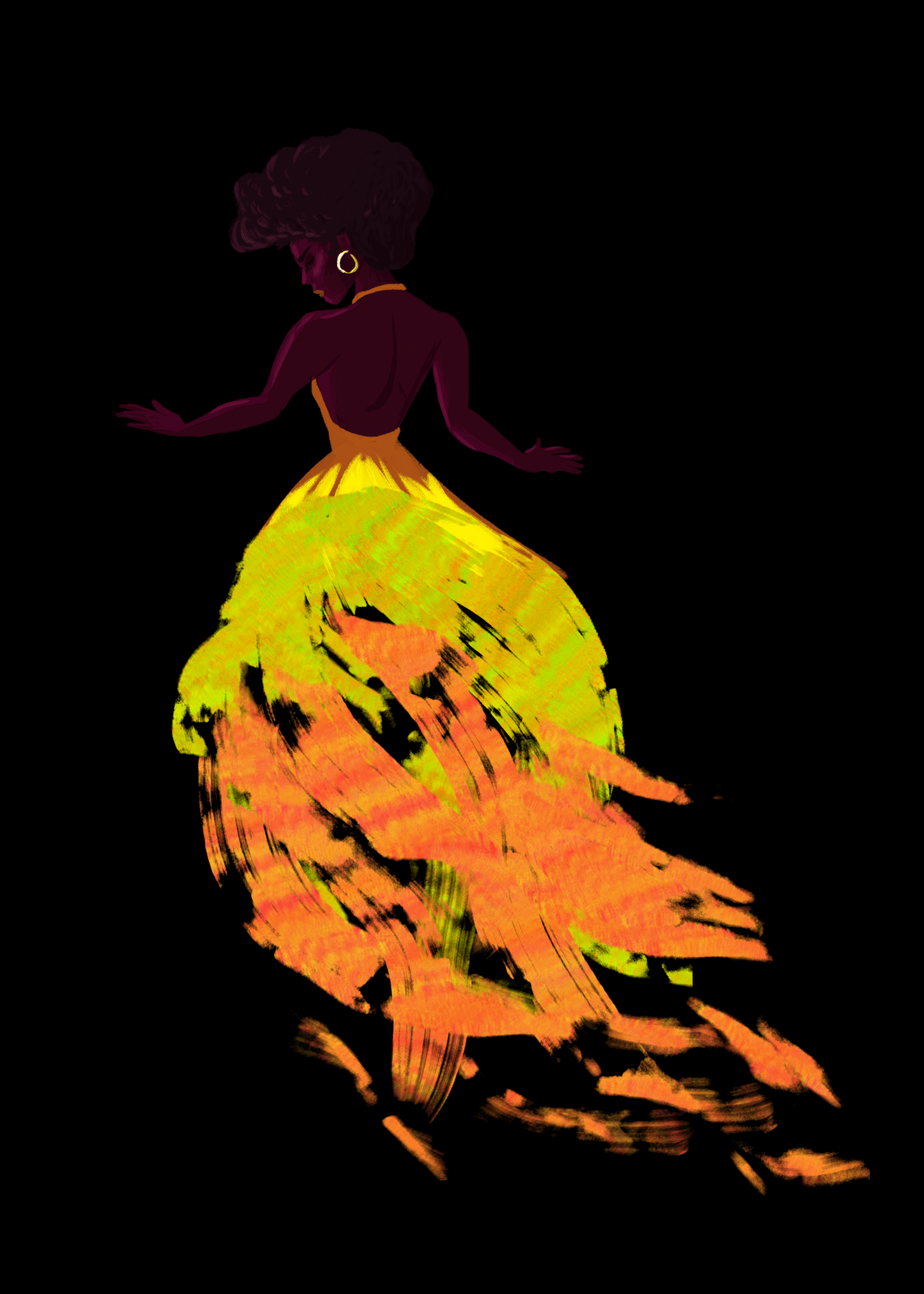 Fire Queen, Gif