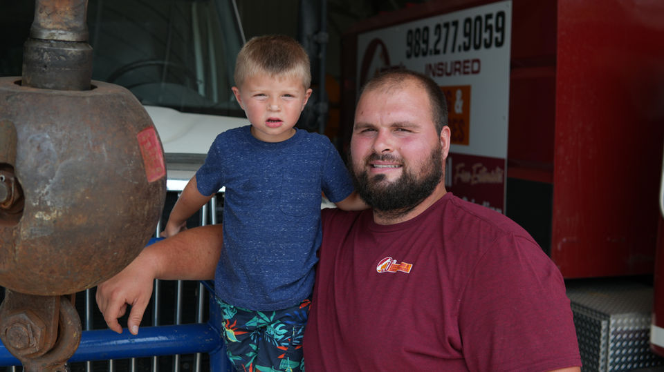 Kyle and his son