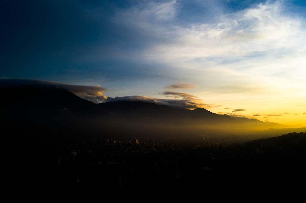 Amanecer en Caracas