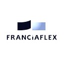 Logo Franciaflex, spécialiste des protections solaires et menuiseries innovantes