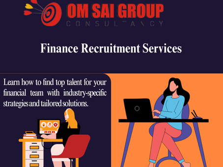 Finance recruitment services