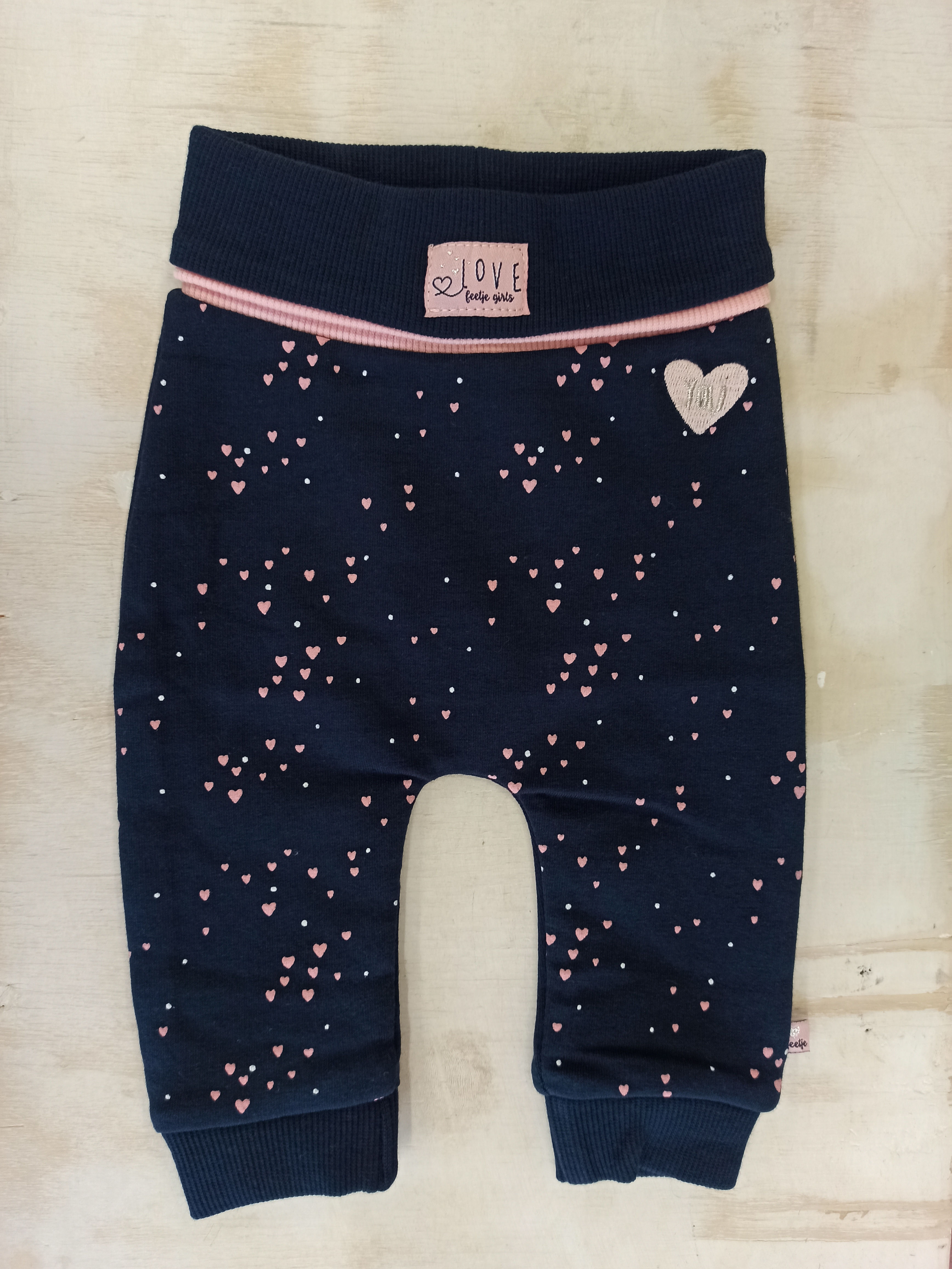 Pantalón Azul Marino Corazones - FEETJE