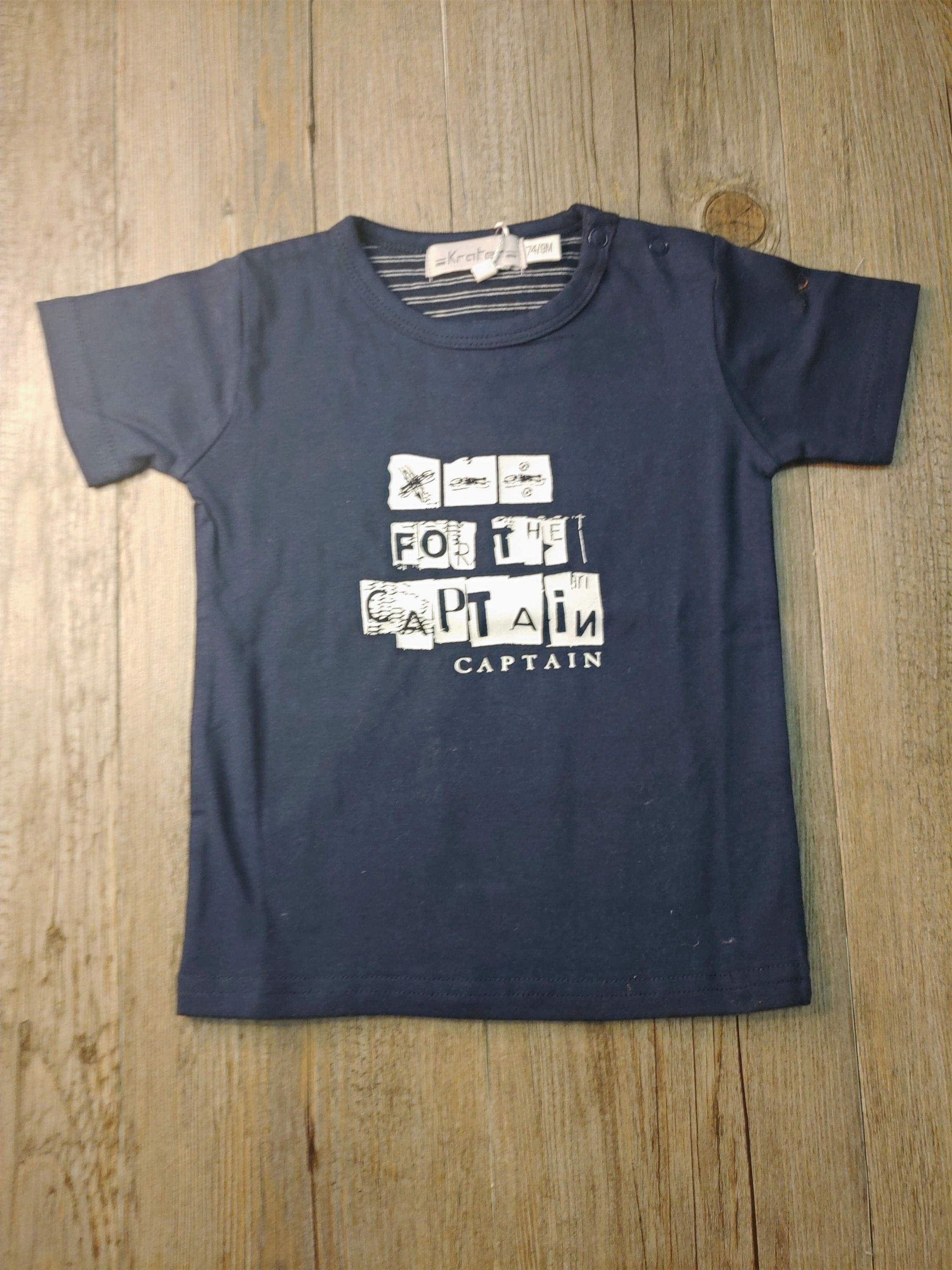 Camiseta Azul For The Captain - KRATERS