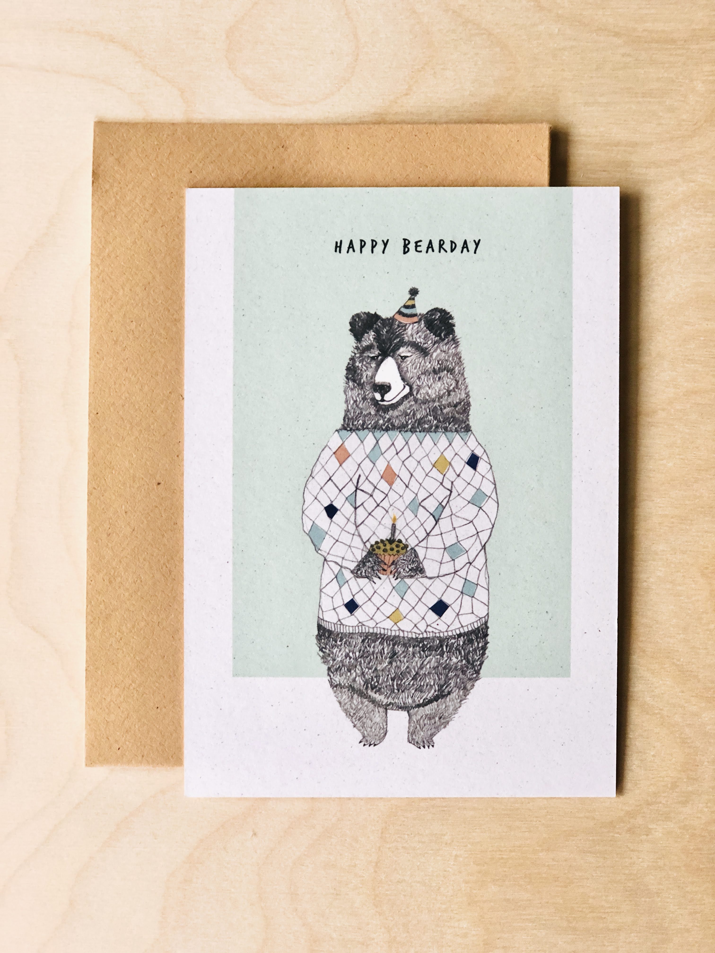 Happy bearday _ verjaardagskaart