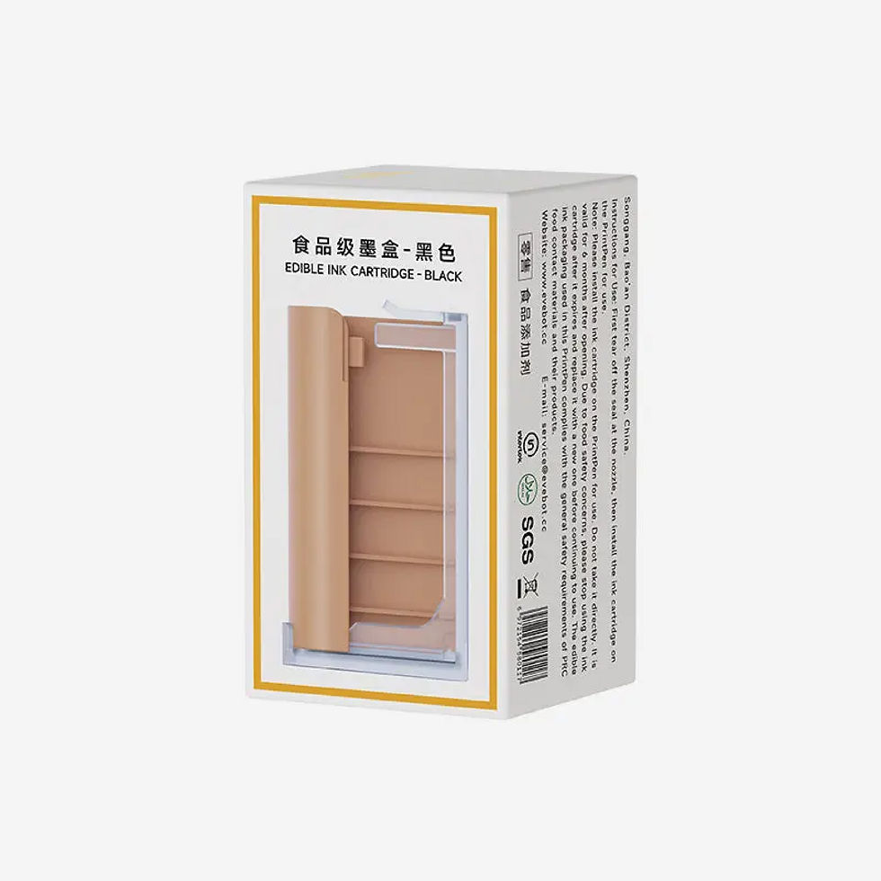Thumbnail: Evebot Edible Ink Cartridges - Charcoal Black Color