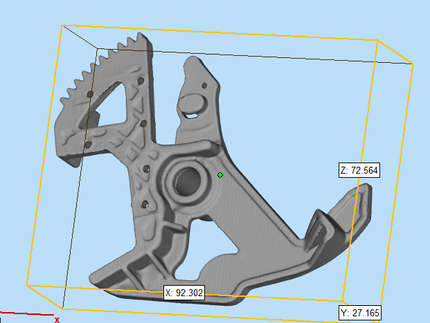 3D打印尼龍材料 - 汽車自動門零件