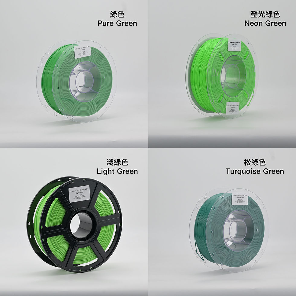 縮圖：快速打印PLA (綠色、瑩光綠色、淺綠色、松綠色)