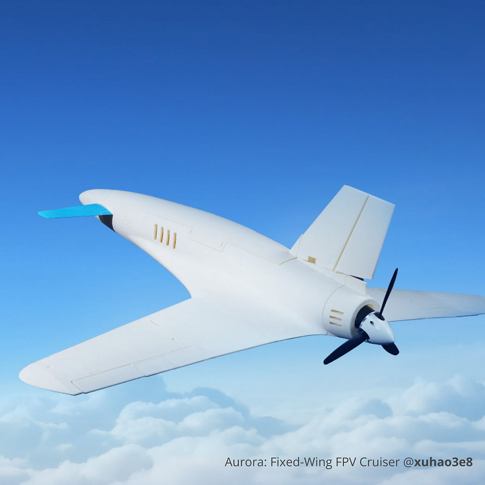 縮圖：Bambu Lab ASA Aero - Aurora Fixed-Wing FPV Cruiser