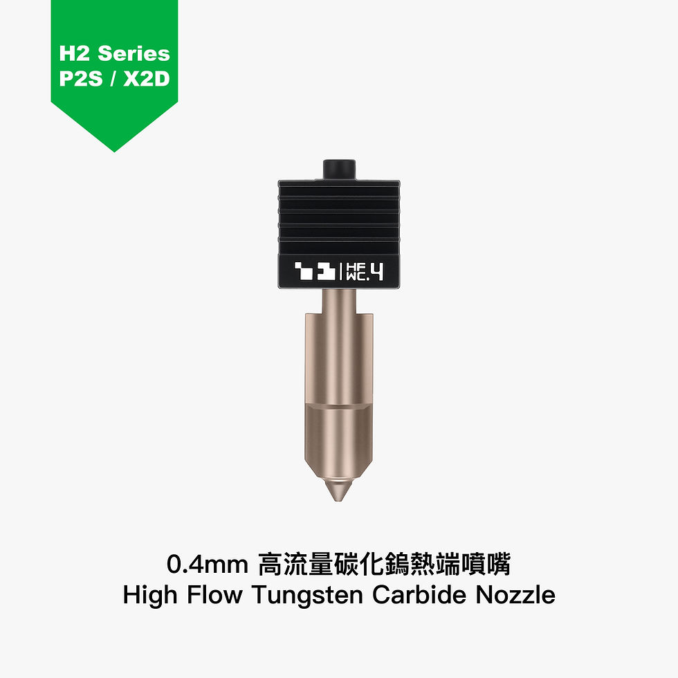 Thumbnail: Bambu Lab High Flow Nozzle for H2/P2S/X2D - 0.4mm Tungsten Carbide