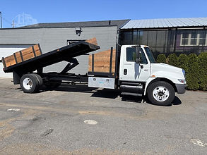 2001 International Durastar 4400 Flatbed Dump Truck