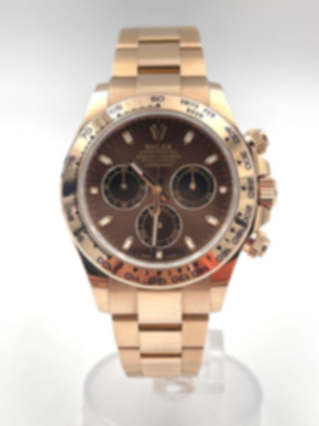 Rolex Daytona 18k Rose Gold Chocolate dial 116505 
