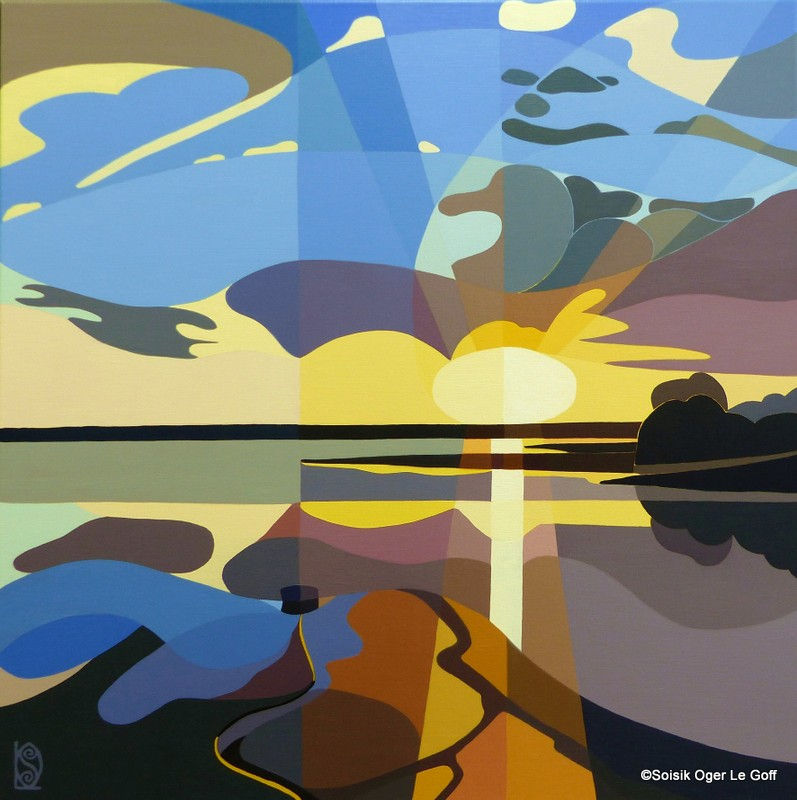 Chenal, soleil couchant