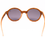 Thumbnail: Wooden Waves round wooden sunglasses made from olive burl wood