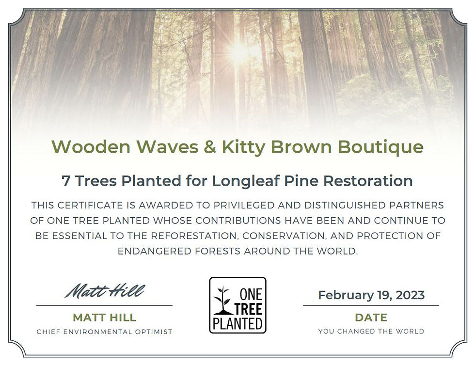 Wooden Waves Sunglasses - Planting Trees
