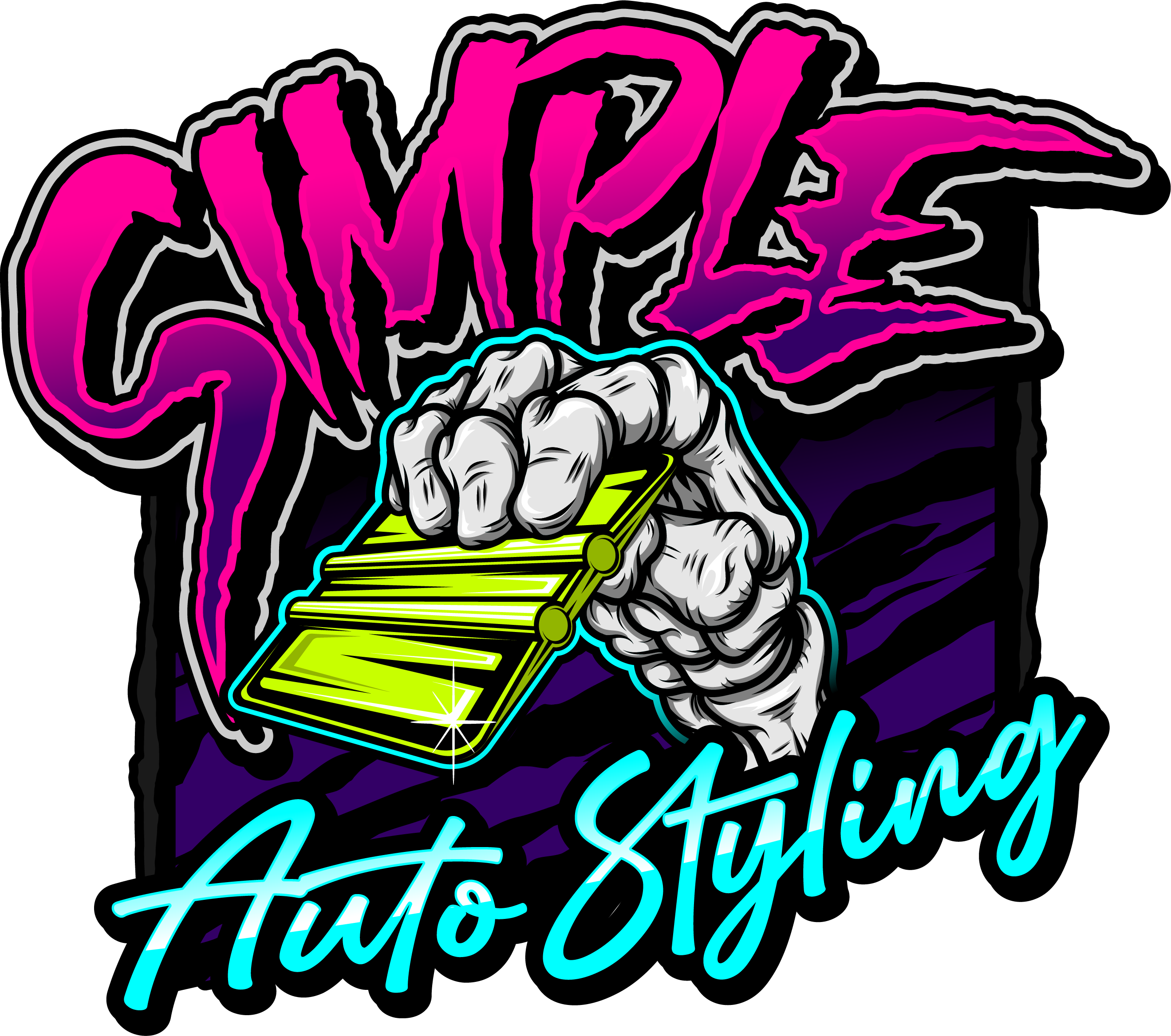 simple auto styling logo