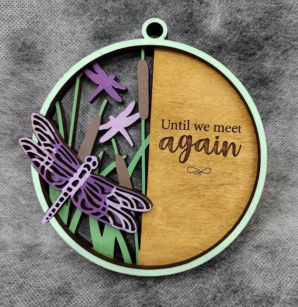 Dragonfly Memorial Ornament