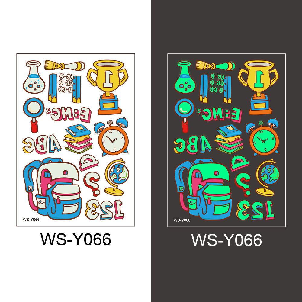 SCHOOL STUFF GLOW IN THE DARK WS-Y066