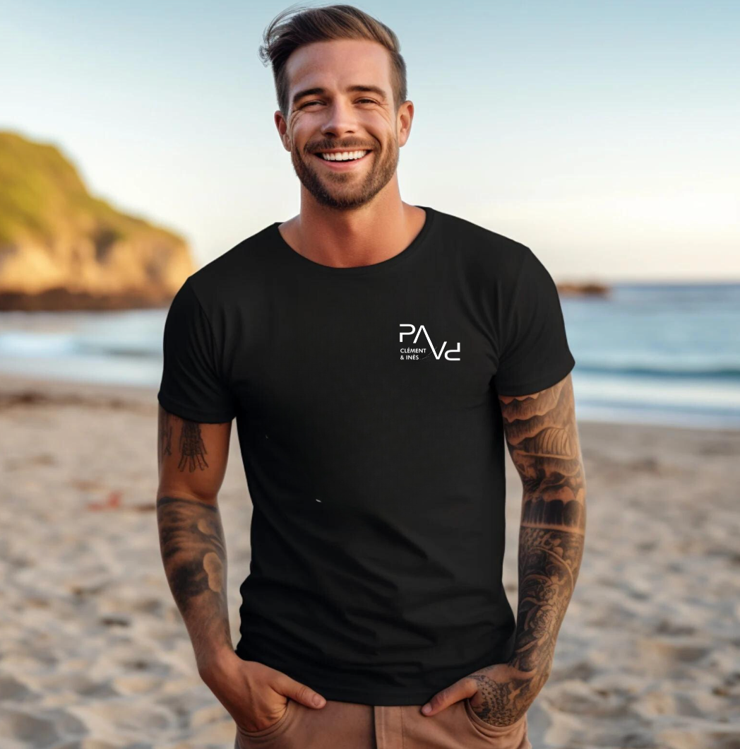 T shirt logo Papa - prénoms