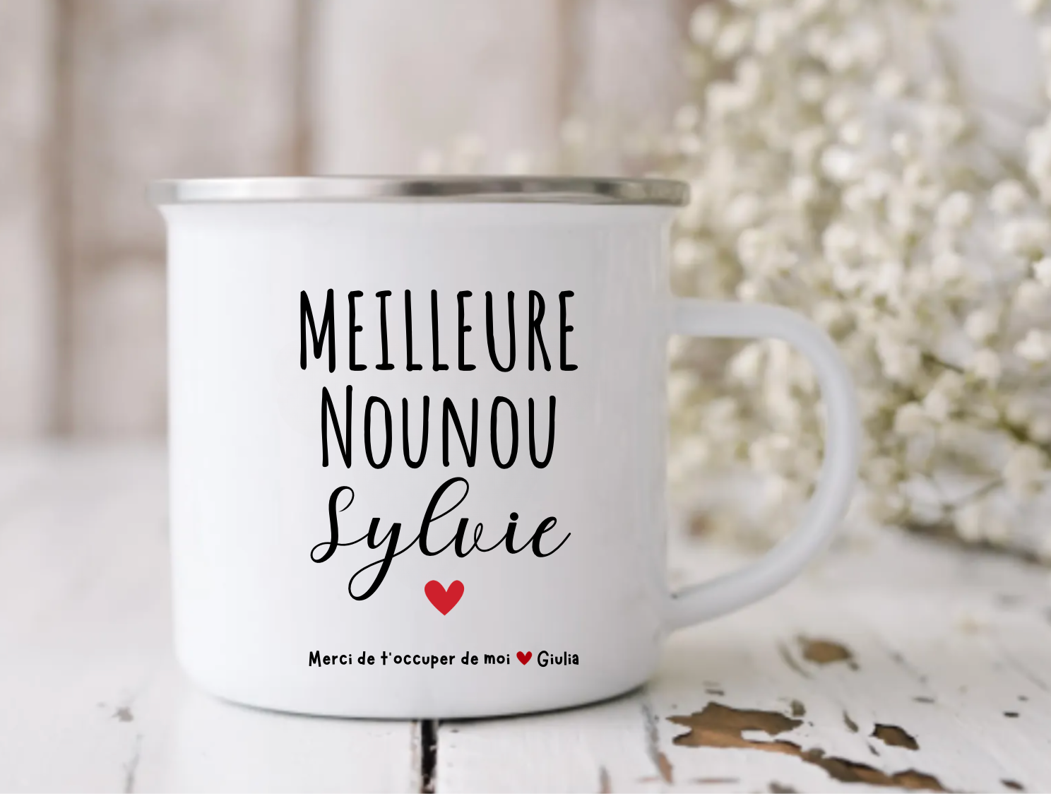 Mug vintage Meilleure Nounou