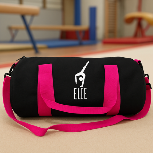 Varsany Sac De Gymnastique Personnalisé Cristal Rose - Enfant Fille Gym Danse École