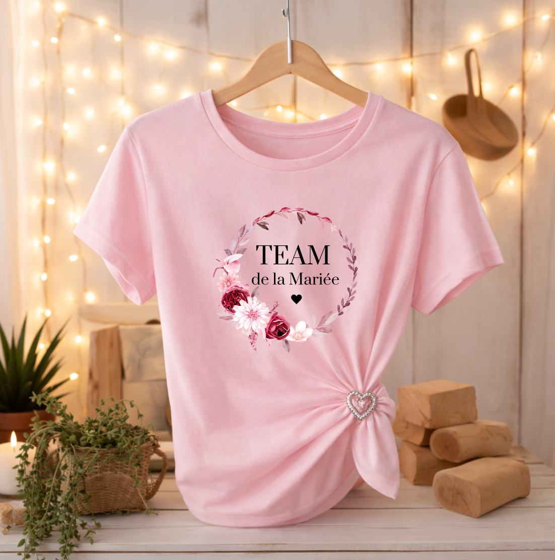 T- shirt EVJF  floral cercle -Summer 2026