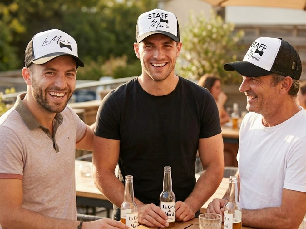 Miniature : bride groom casquette