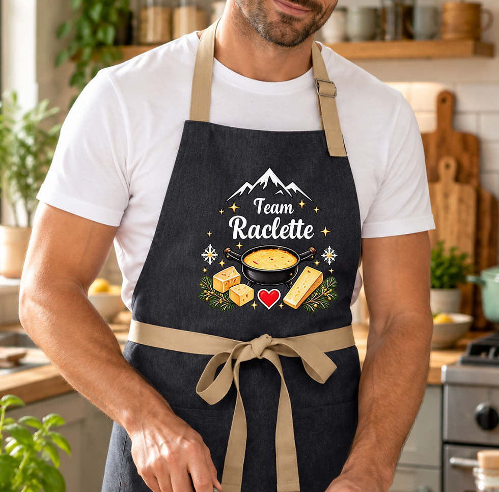 tablier en coton personnalisé