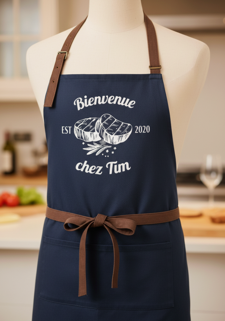 tablier personnalisé homme