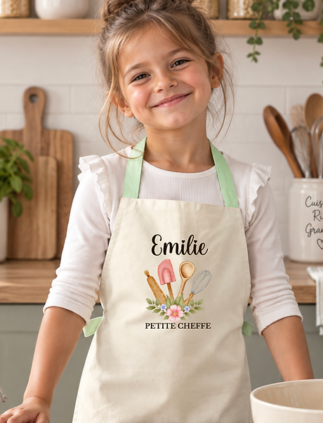 tablier pour enfant personnalisé