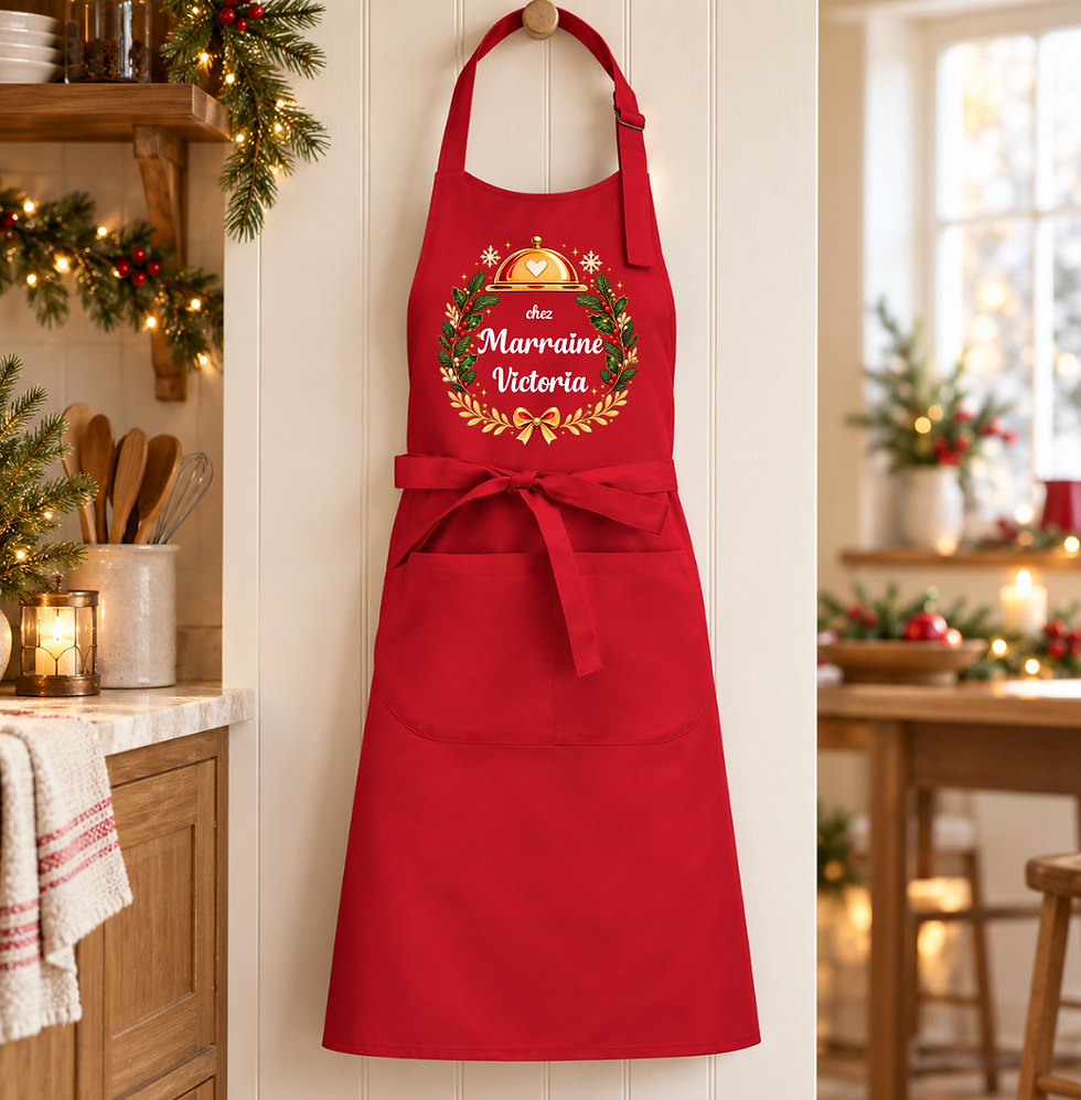 tablier adulte thème noël