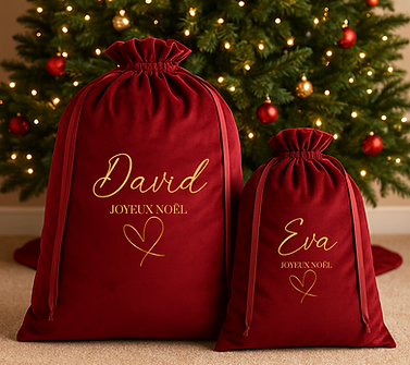 hotte de noël personnalisée