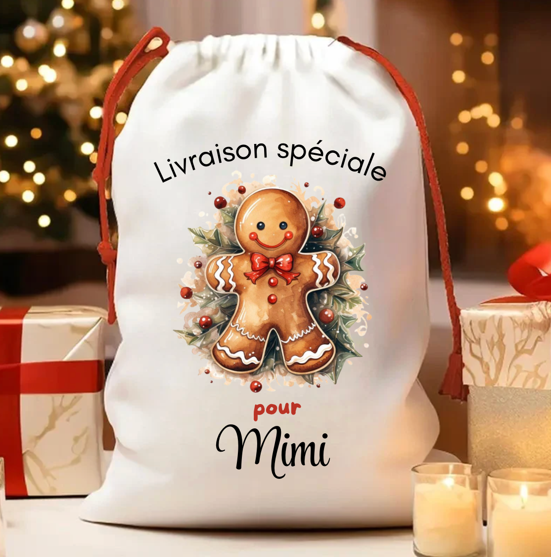 hotte de noël personnalisée Narbonne