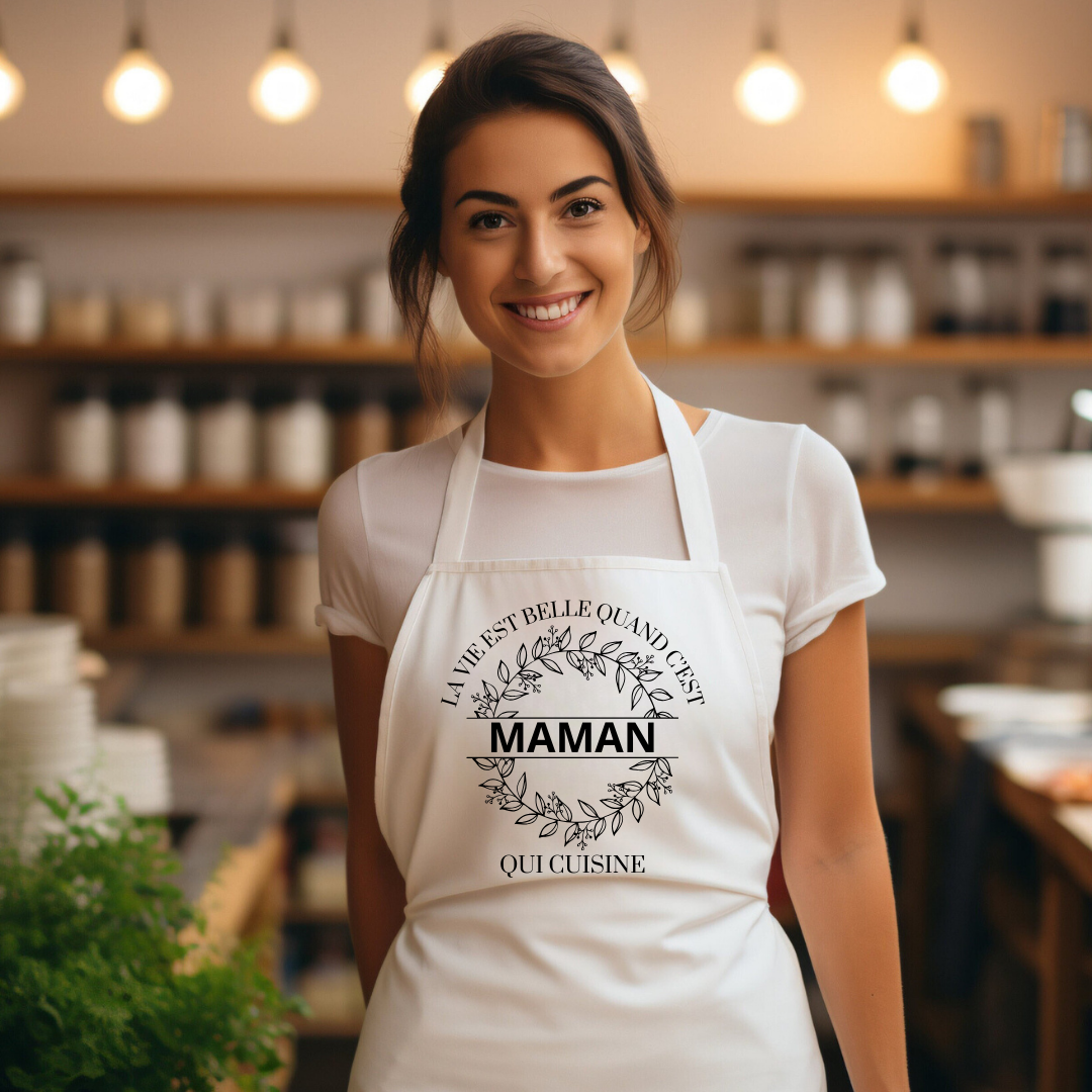 tablier femme personnalisé