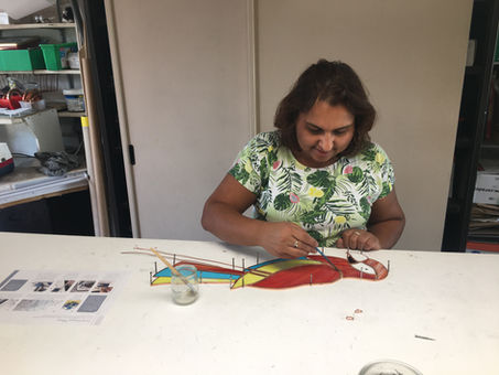 Un vitrail pour son jardin d'hiver