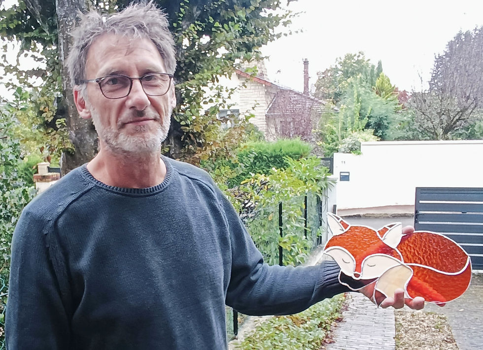 LA régularité des soudures d'un vitrail