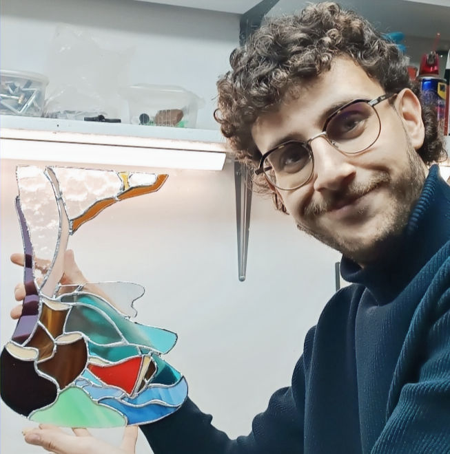 Au bord de la Seine - vitrail stage